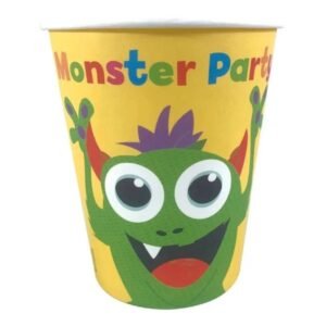 VASO DE POLIPAPEL MONSTRUO X 6 UNIDADES