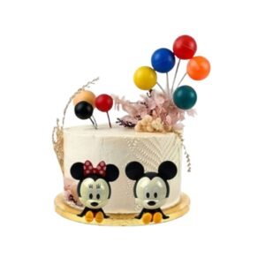 ADORNO TORTA MINNIE Y MICKEY 12 PIEZAS