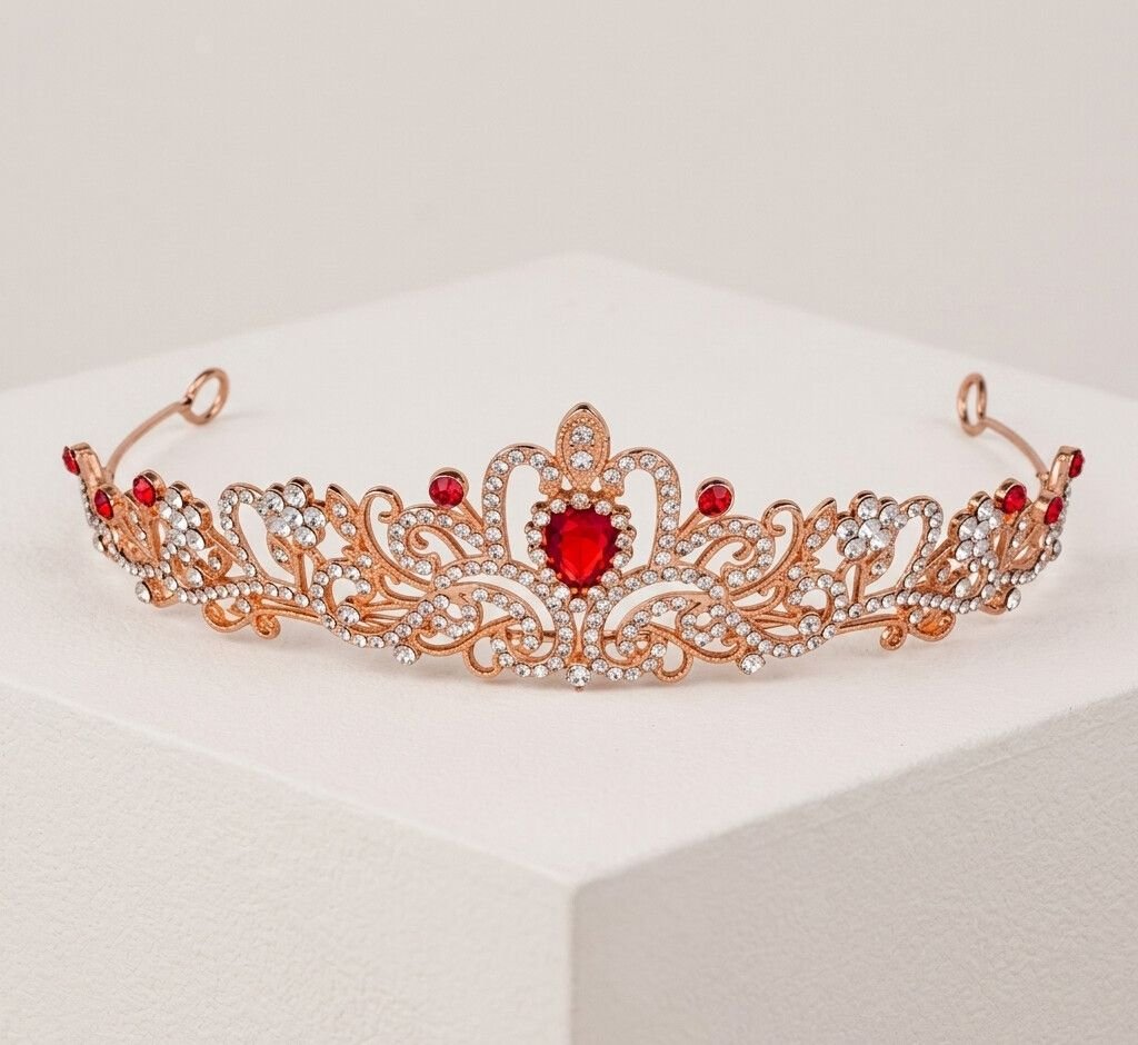Torrina Rhoj CORONA RUBI ROJA | Cotillón Colores