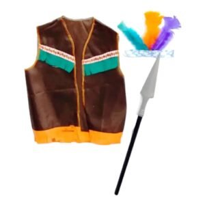 SET DISFRAZ CHALECO INDIO