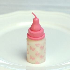 VELA DECO / SOUVENIR MAMADERA ROSA