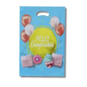 BOLSA DE CUMPLEAÑOS FELIZ CUMPLE. CANDY  X 10