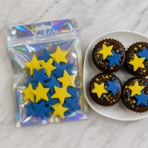 APLIQUE DE GLACE ESTRELLA DE BOCA x14 UNIDADES