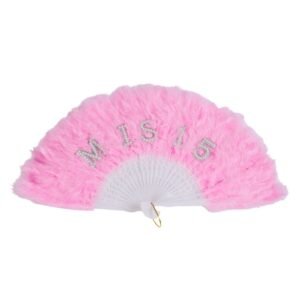 ABANICO *MIS 15* ROSA BEBE