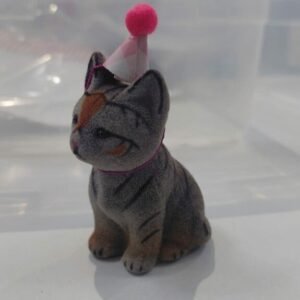 ANIMALITO FELPA GATO GRIS SENTADO