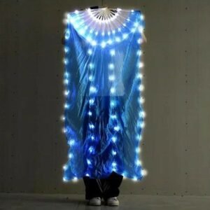 ABANICO LED 123 LUCES CON TELA