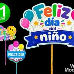 TOPPER PINCHE FIBROFACIL DIA DEL NIÑO