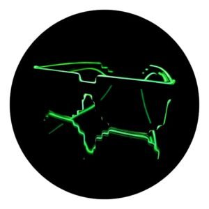 LENTES *8 BIT* VERDE LED