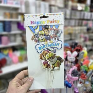SET TOPPERS PAPEL PAW PATROL