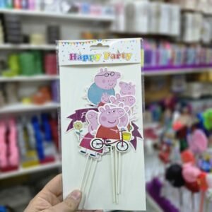 SET TOPPERS PAPEL PEPPA PIG