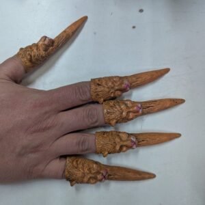 DEDOS UÑAS LATEX LEON HALLOWEEN x5