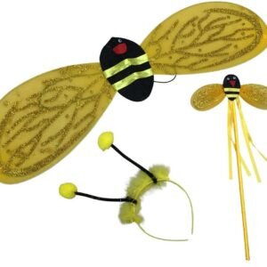 SET ABEJA VINCHA Y ALAS