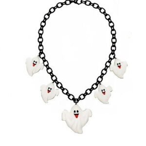 COLLAR CADENA CON DIJES FANTASMAS