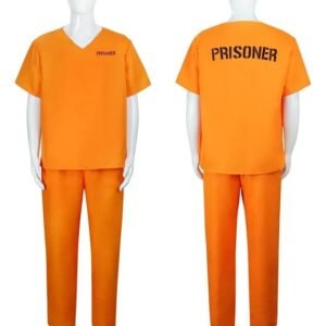 DISFRAZ PRESO PRISIONER NARANJA NIÑO T4