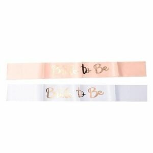 CINTA BANDA BRIDE TO BE BLANCA