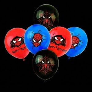 SET GLOBOS ESTAMPADOS LATEX SPIDERMAN X10