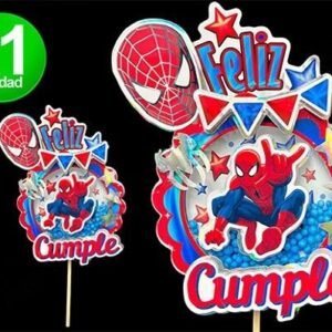 ADORNO TORTA TOPPER SHAKER 3D SPIDERMAN