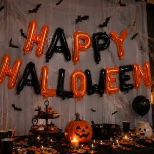 GLOBO FRASE HAPPY HALLOWEEN