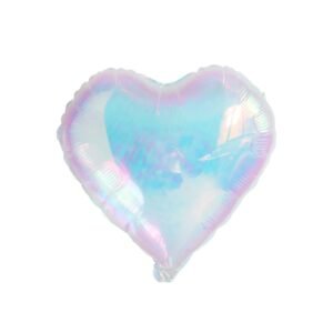 GLOBO CORAZÓN IRIDISCENTE 18´´