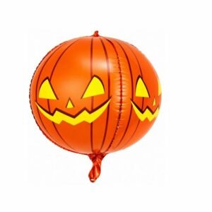 GLOBO ESFERA CALABAZA HALLOWEEN 18''