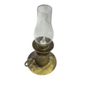 FAROL LAMPARA KEROSEN ANTIGUO CON LUZ