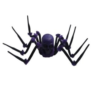 ANIMATRONIC ARAÑA VIOLETA MOVIMIENTO LUZ SONIDO