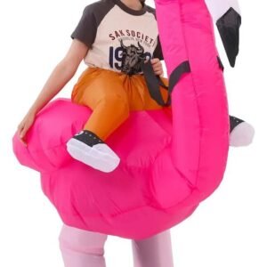 DISFRAZ INFLABLE FLAMENCO PARA JINETE ADULTO