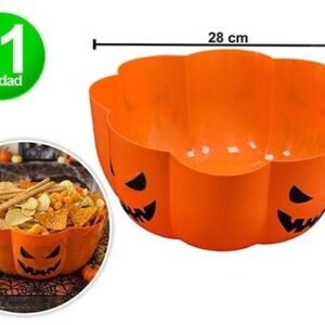 BOWL BANDEJA GRANDE HALLOWEEN NARANJA