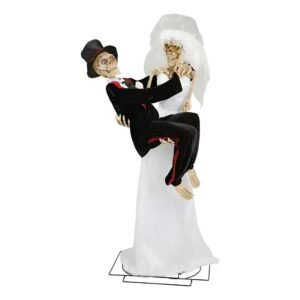 ANIMATRONIC NOVIOS MATRIMONIO ESQUELETO 2MTS