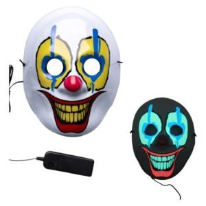 MASCARA PAYASO FULL LUZ