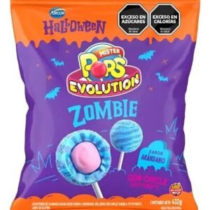 CHUPETIN BOLITA MISTER POPS ZOMBIE 24uni