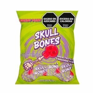 CHUPETIN SKULL BONES CANDY PORT 20uni