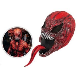 MASCARA LATEX CARNAGE VENOM ROJO