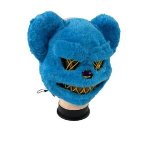 MASCARA PELUCHE OSO TEDDY CELESTE HILO DE LED