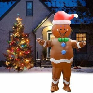 DISFRAZ INFLABLE MUÑECO JENGIBRE NAVIDAD