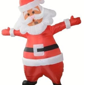 DISFRAZ INFLABLE PAPA NOEL BIGOTES ADULTO NAVIDAD