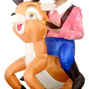 DISFRAZ INFLABLE PAPA NOEL RENO INFANTIL NAVIDAD