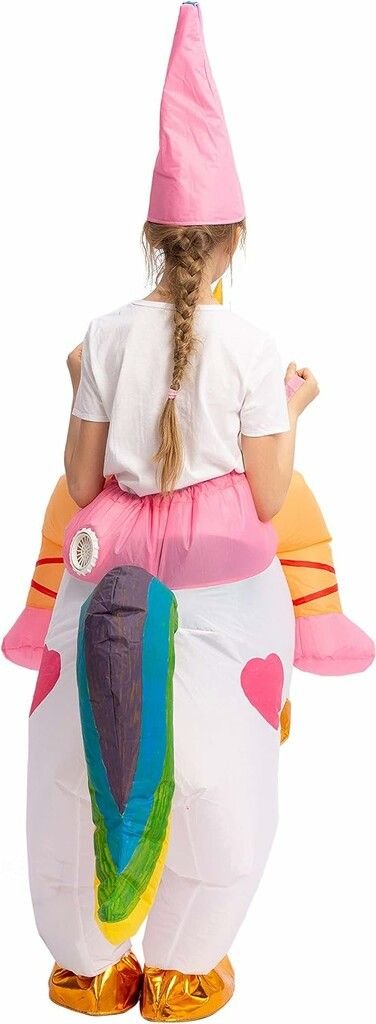 DISFRAZ INFLABLE UNICORNIO HADA INFANTIL - Imagen 2