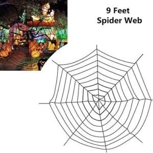TELARAÑA NEGRA GIGANTE 3.6MTS (9FEET) TELA