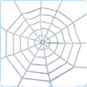 TELARAÑA TERCIOPELO GRANDE (5FEET) 1.5MTS BLANCA