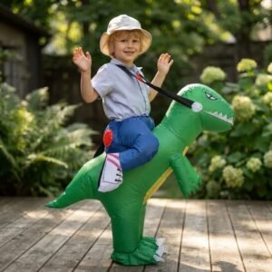 DISFRAZ INFLABLE MONTURA DINOSAURIO NIÑO (xs)