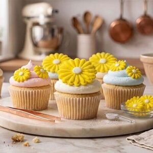 FORMA COMESTIBLE MARGARITAS AMARILLO VARIOS TAMAÑOS x15
