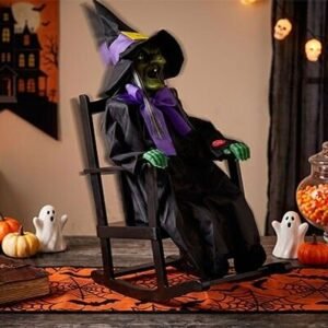ANIMATRONIC BRUJA EN SILLA