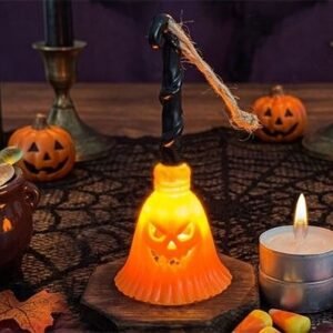ESCOBITA HALLOWEEN CON LUZ