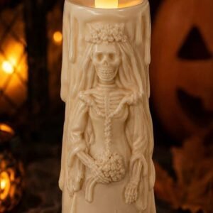 VELA LED ESQUELETO NOVIA
