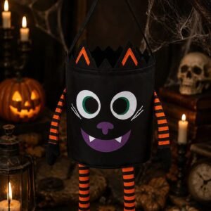 BOLSA CARAMELERA TELA GATO MONSTRUITO
