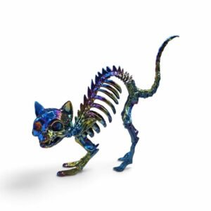 GATO ESQUELETO TORNASOL 20cm