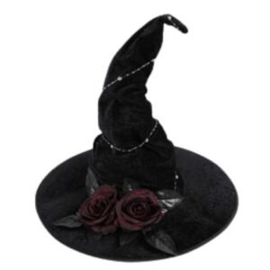 SOMBRERO DE BRUJA ROSAS