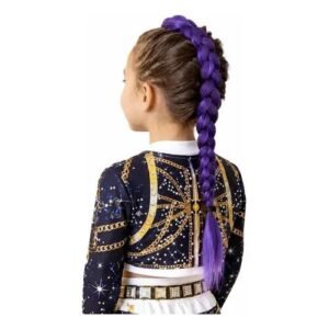 TRENZA GUERRERA DEMONIOS VIOLETA