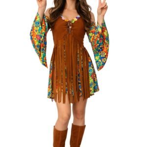 DISFRAZ HIPPIE MUJER M